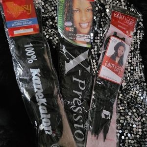 NEW, UNUSED HAIR for BRAIDS, TWISTS & MORE!